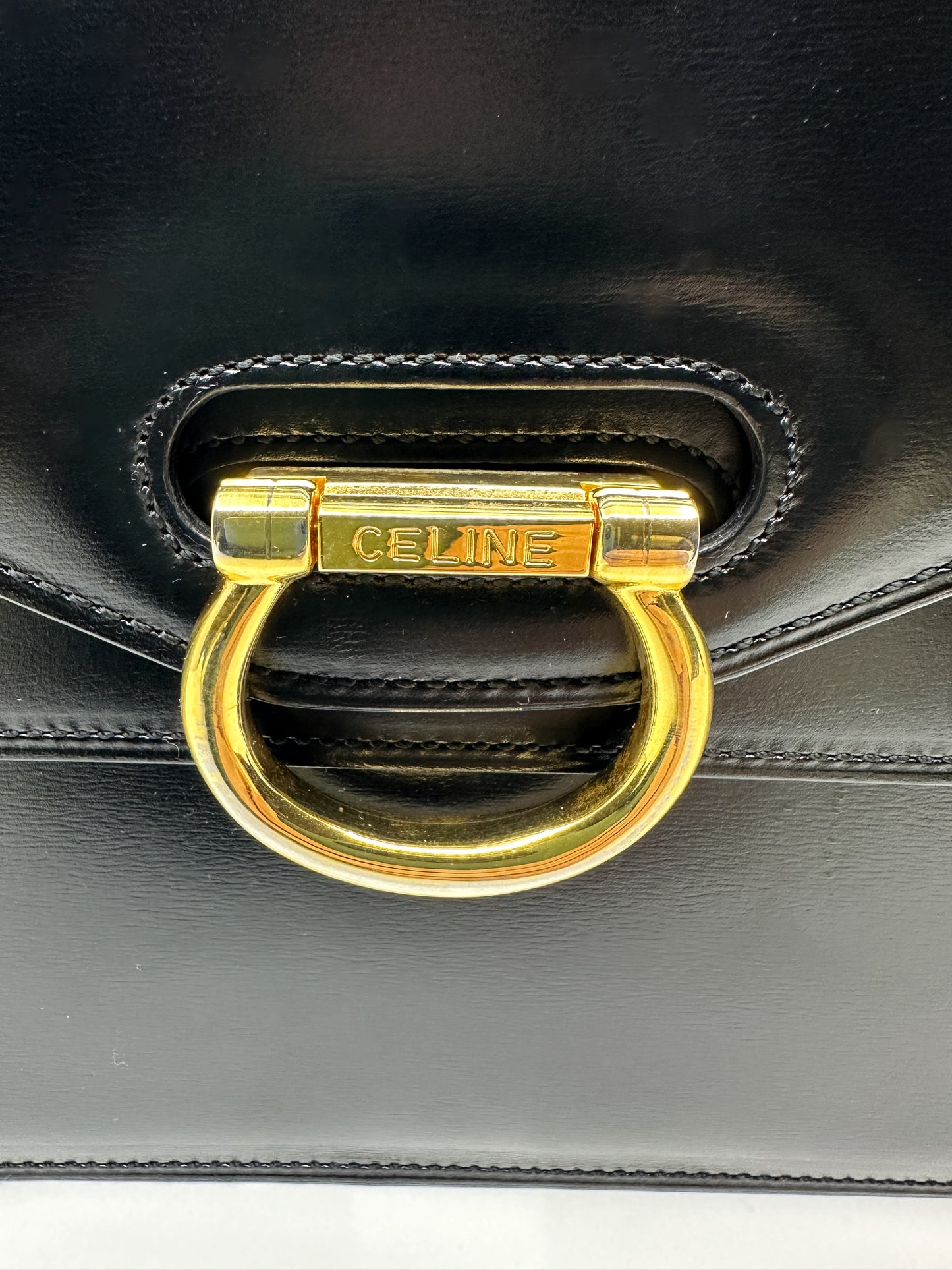 Celine Gancini Double Flap Bag