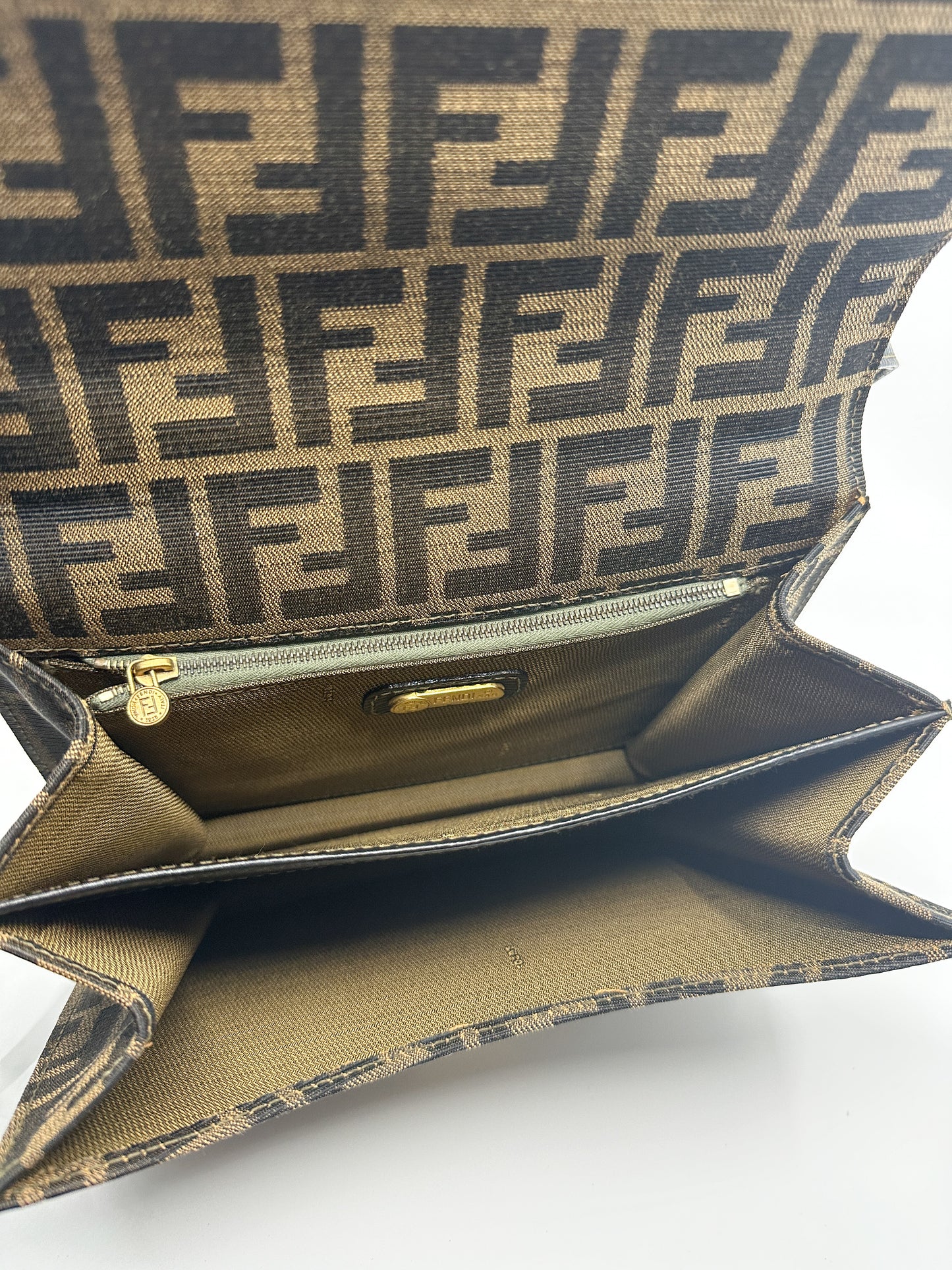 Rare Vintage Fendi Zucca Shoulder Bag