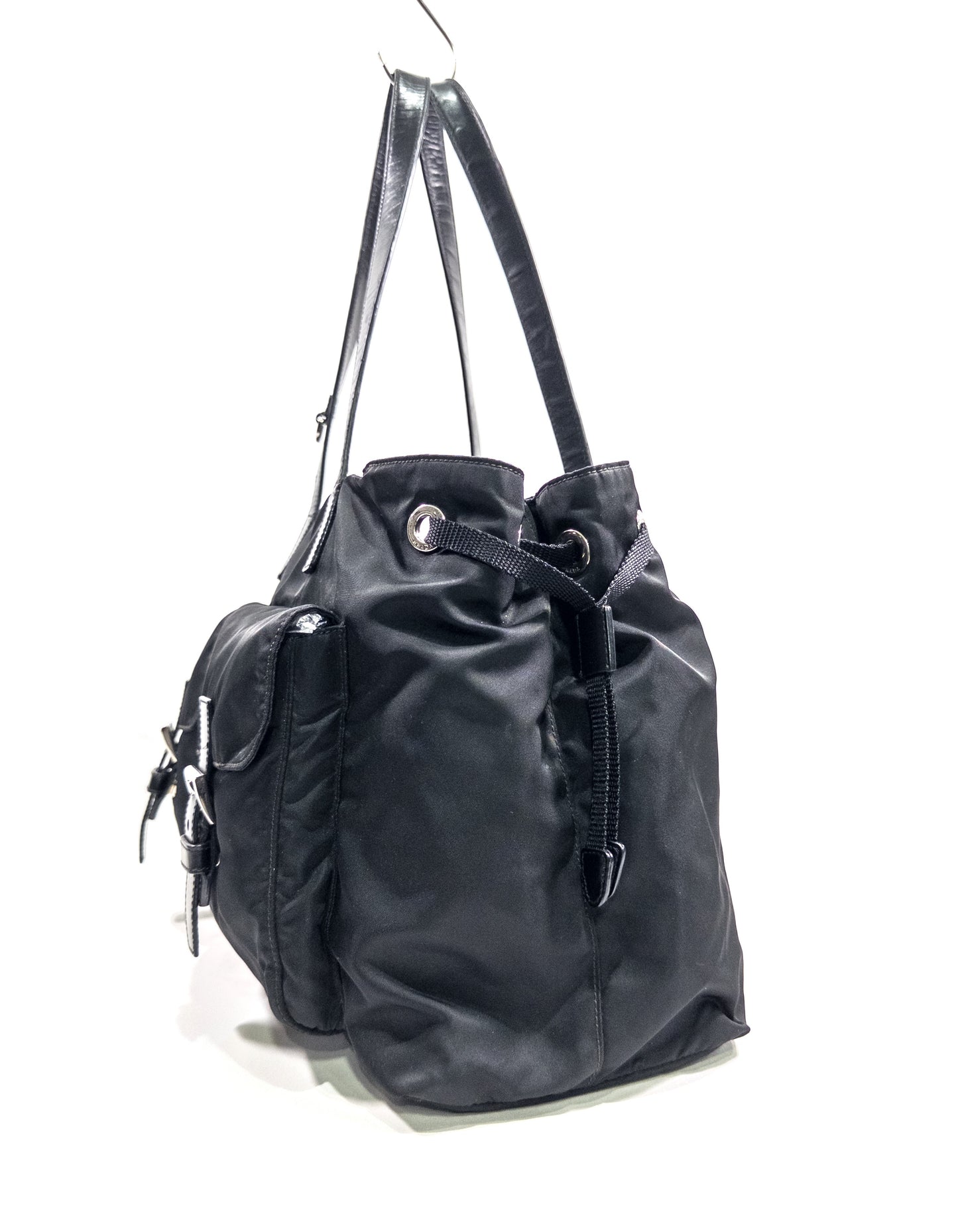 Prada Black Nylon Tote