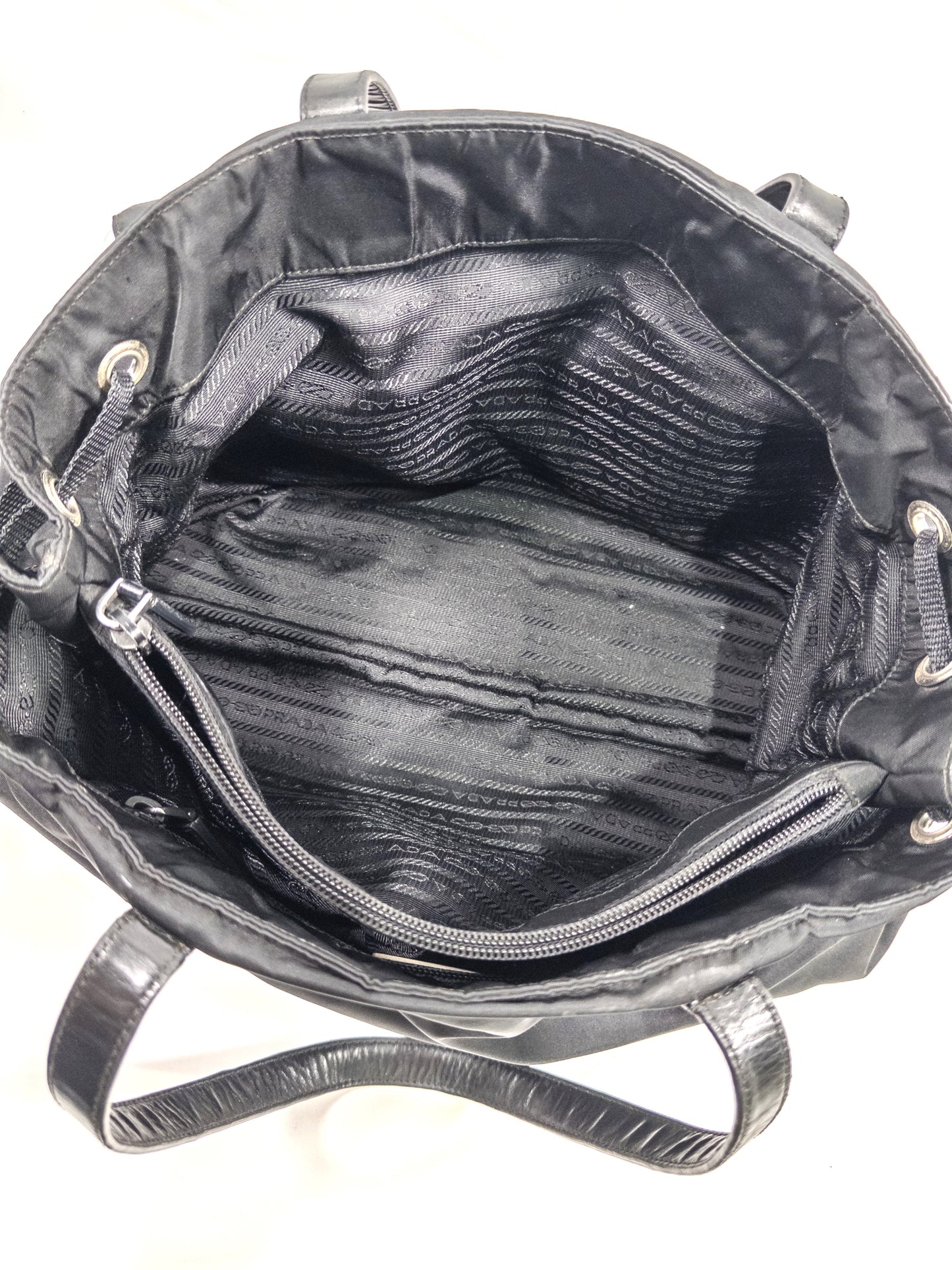 Prada Black Nylon Tote