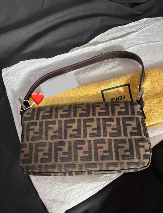 Vintage Fendi Baguette in Brown Zucca (Final Payment)