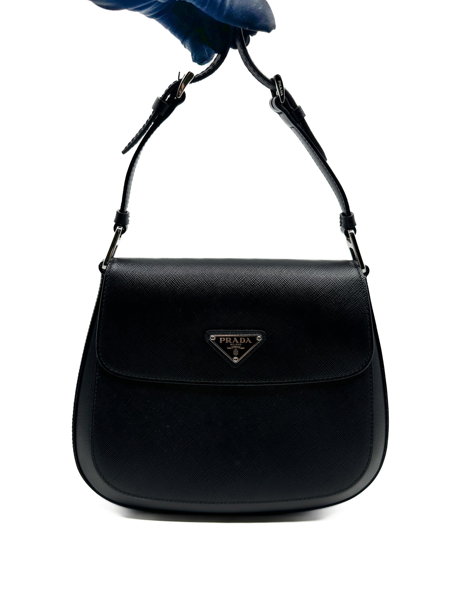 Rare Prada Cleo Flap in Saffiano Leather