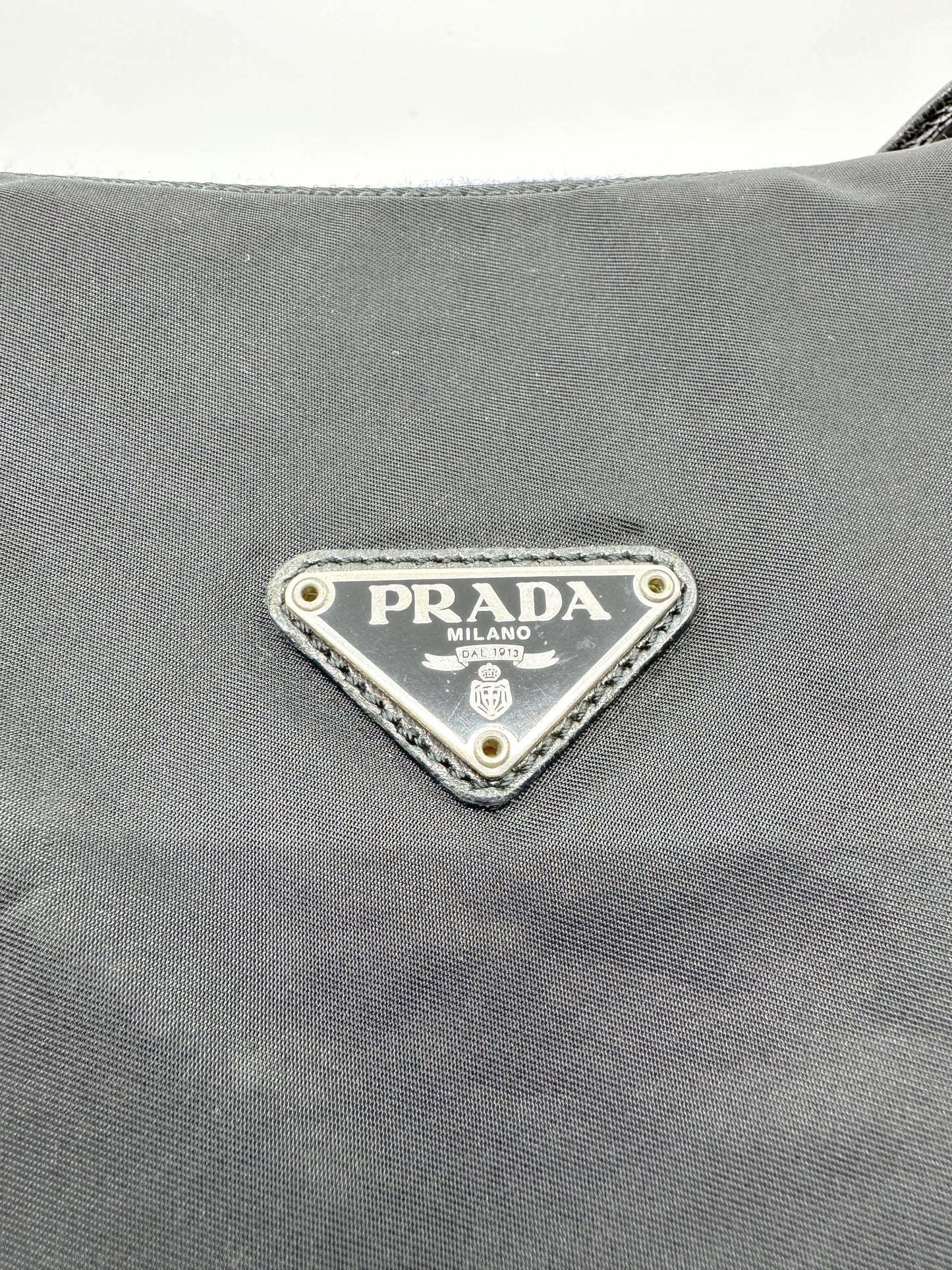 Vintage Prada Nylon Should Bag Medium Size