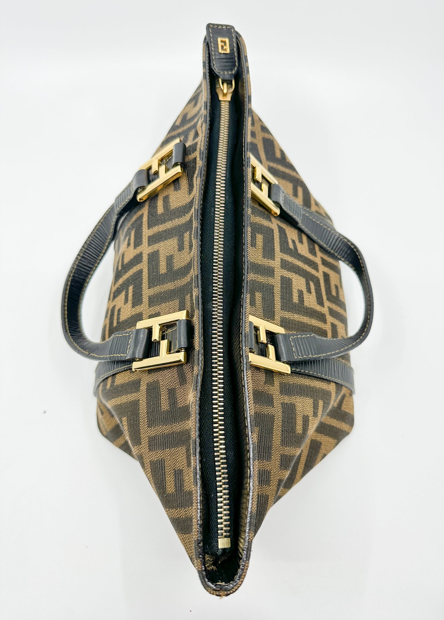 Vintage Fendi Mini Triangle Tote Bag