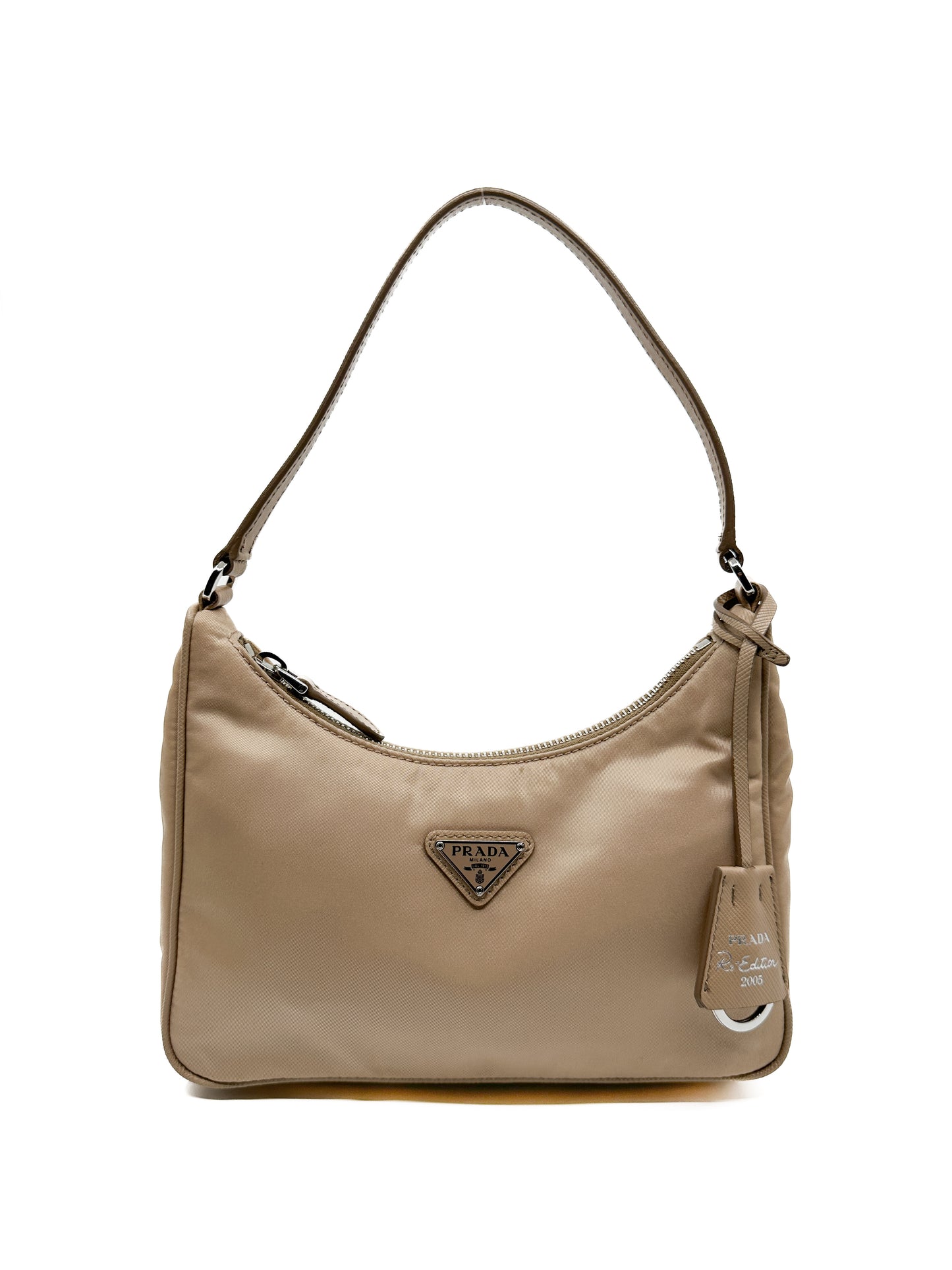 Prada Nylon Re-Edition 2005 in Beige Color