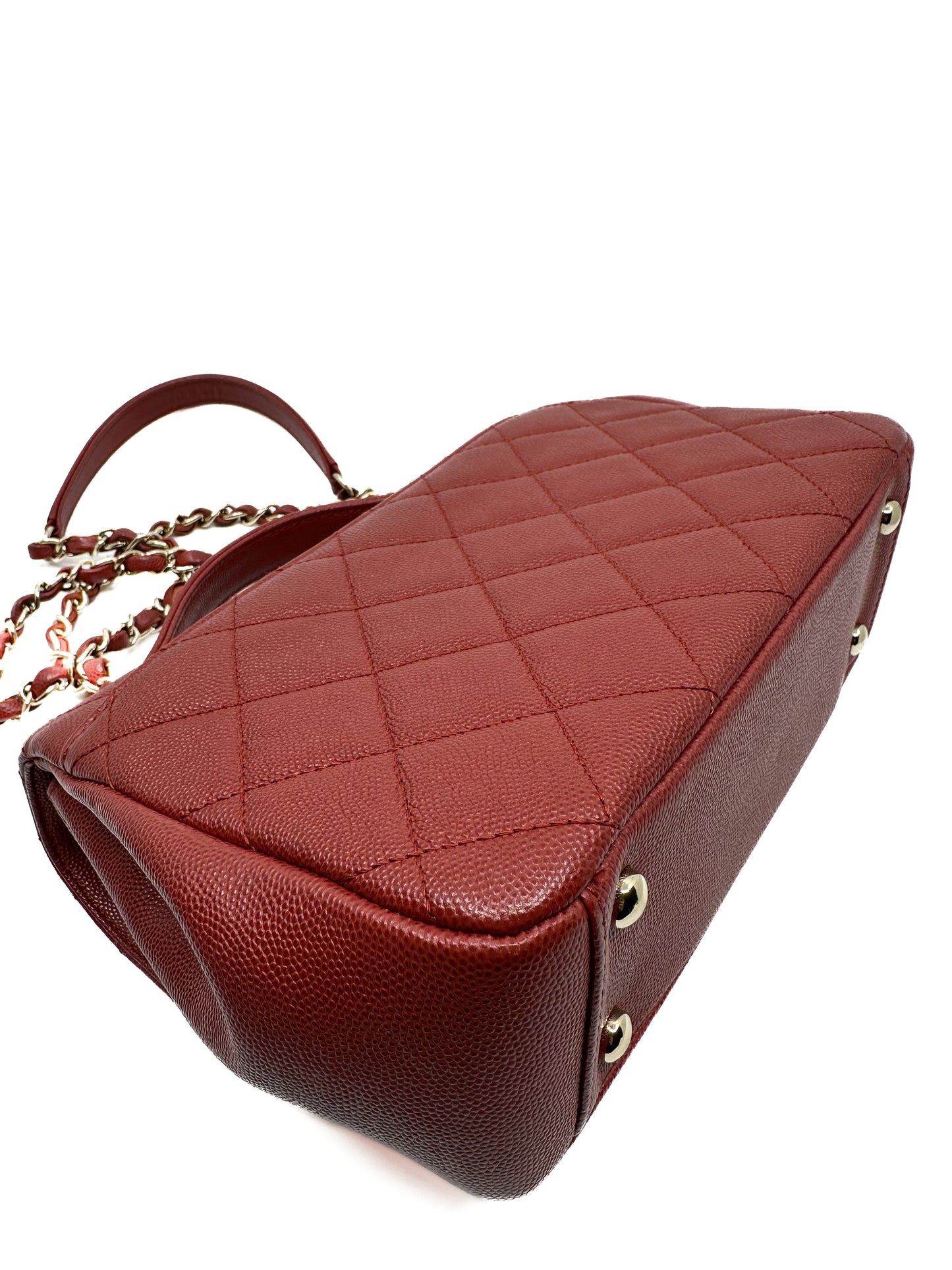 Chanel Business Affinity in Burgundy Caviar Leather