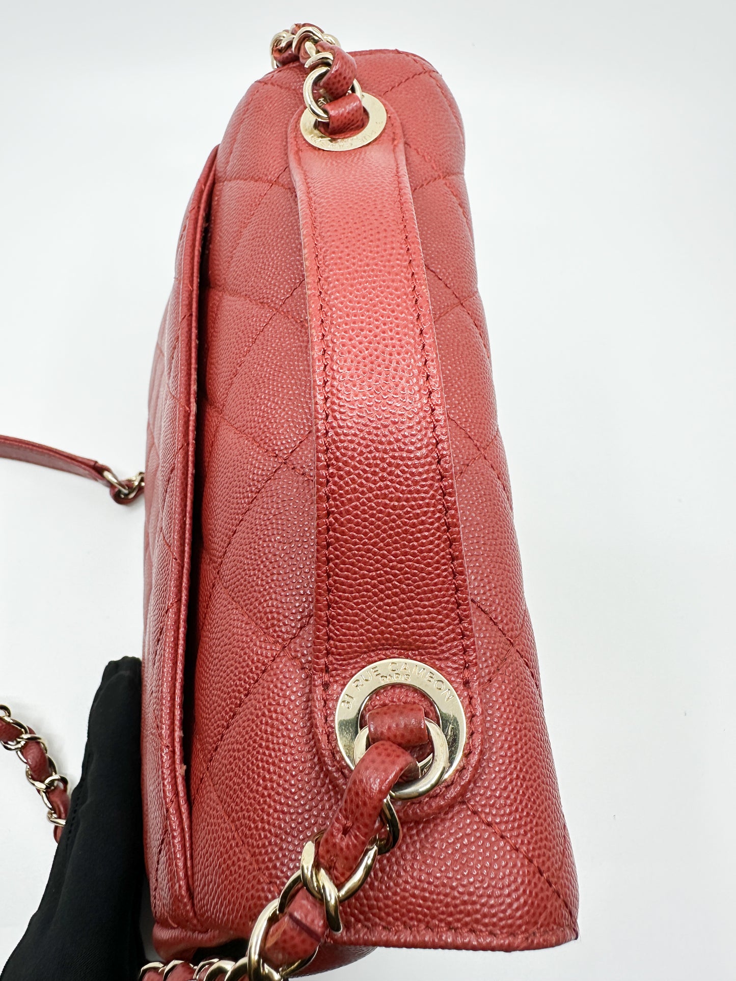 Chanel Business Affinity in Burgundy Caviar Leather