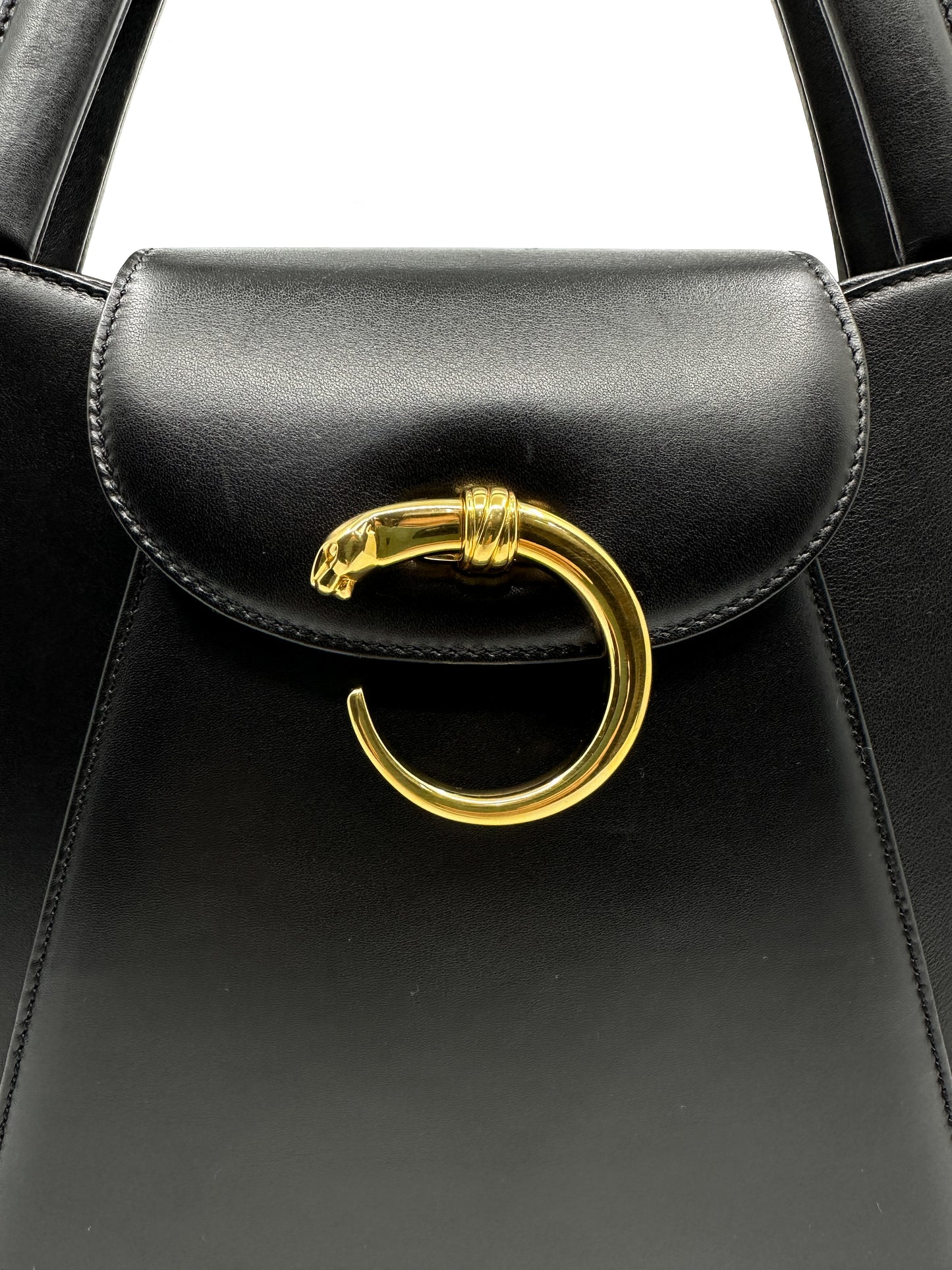 Cartier Vintage Panther Top Handle Bag