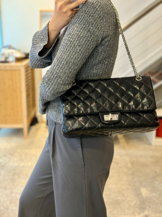 Chanel Reissue 2.55 Jumbo Glazed Calfskin SHW