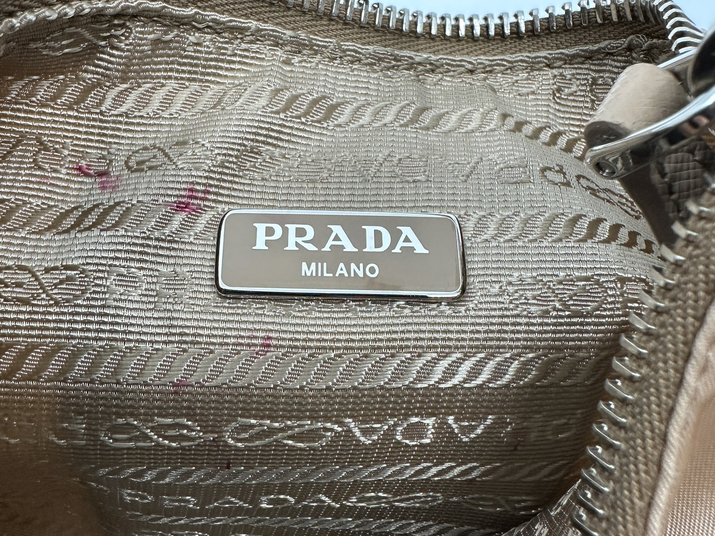 Prada Nylon Re-Edition 2005 in Beige Color