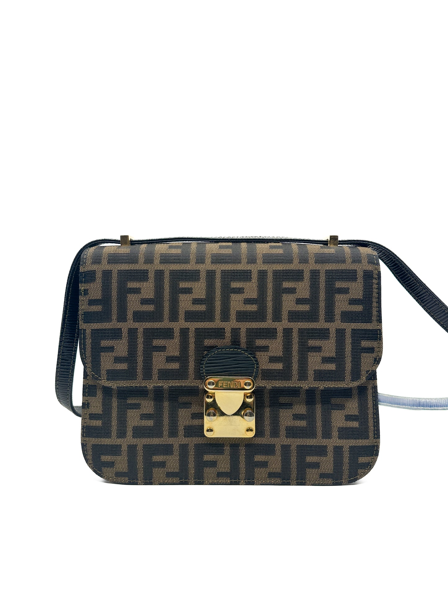 Rare Vintage Fendi Zucca Shoulder Bag