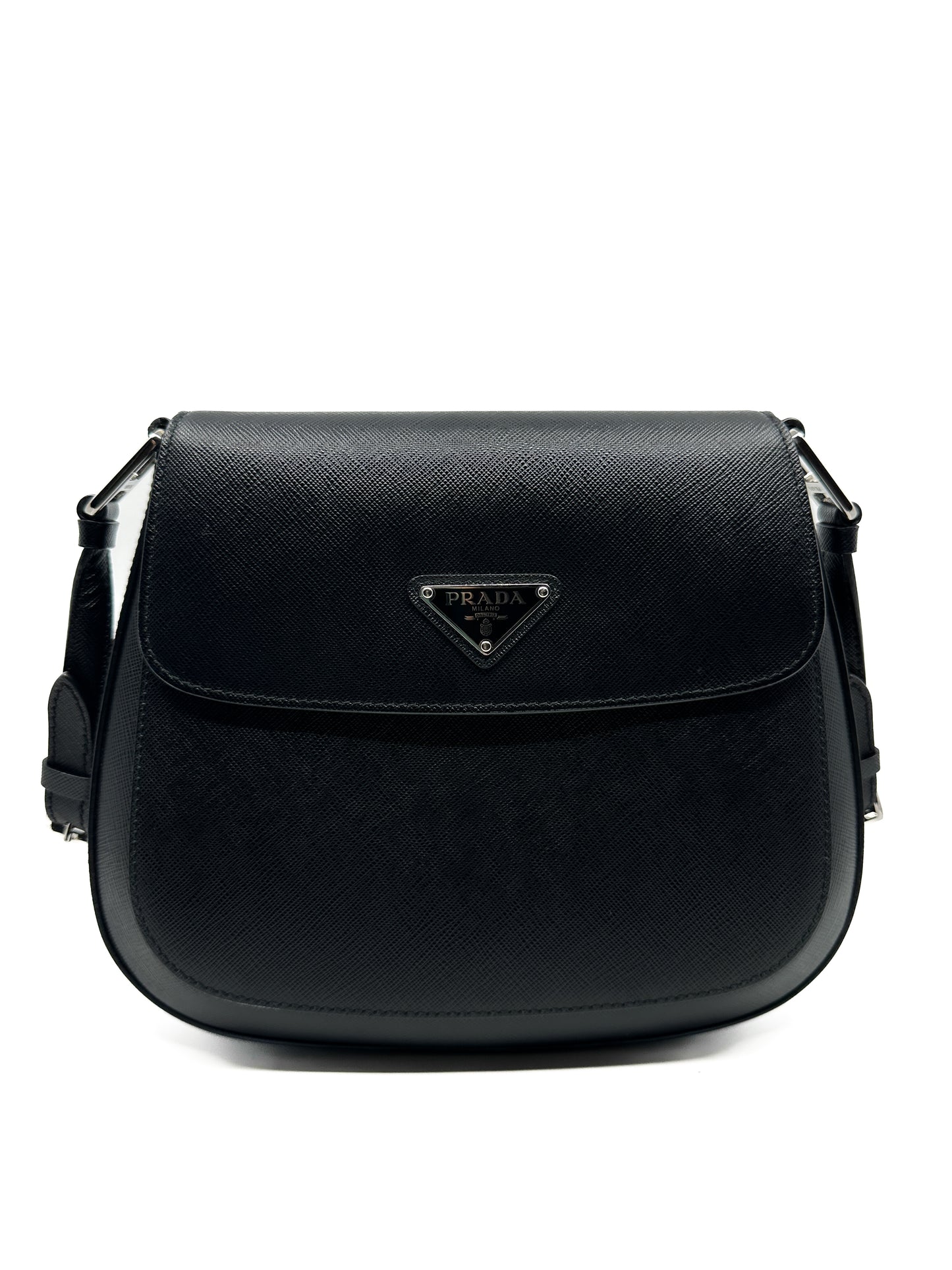 Rare Prada Cleo Flap in Saffiano Leather