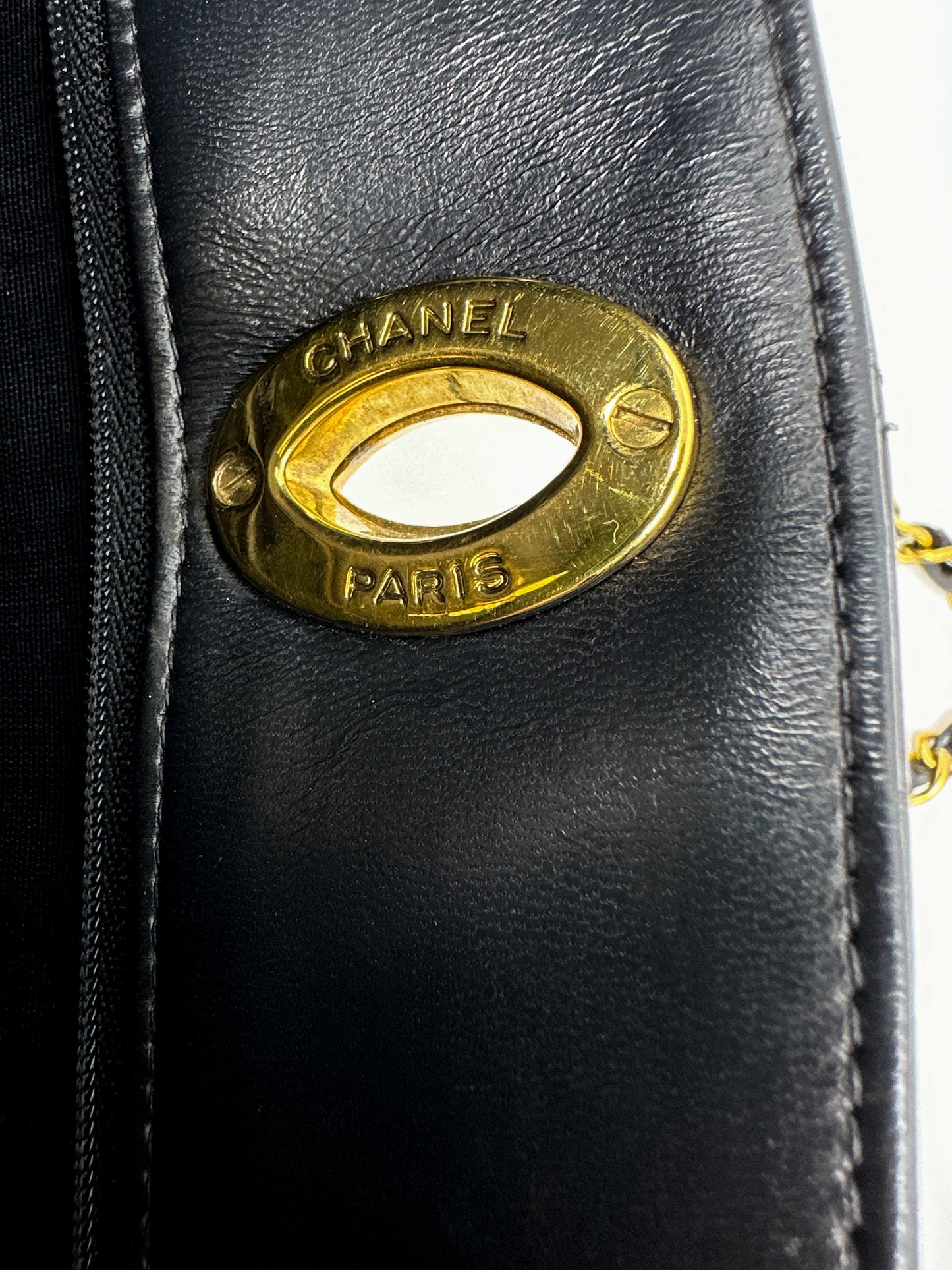 Rare Vintage Chanel Matrasse Tote in Patent Leather