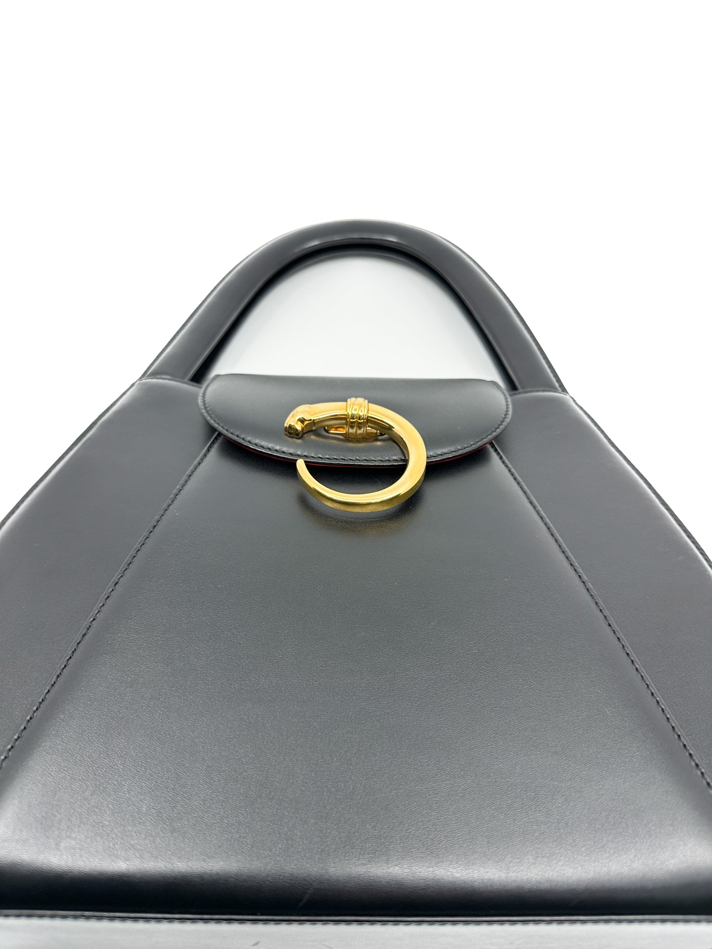 Cartier Vintage Panther Top Handle Bag