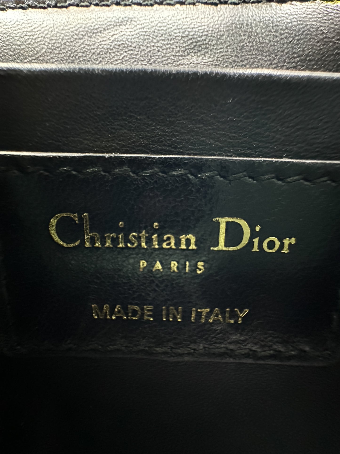 Christian Dior Black Calfskin Leather 30 Montaigne Box Bag