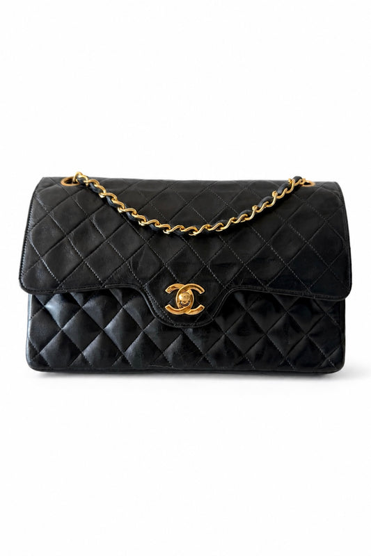 Rare Vintage Chanel CF Medium 24K Gold Hardware