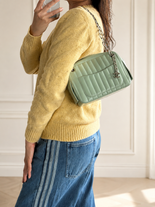 Chanel Mademoiselle Camera Bag in Mint
