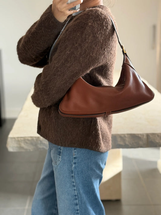 Celine Romy Tan Color Gold Hardware