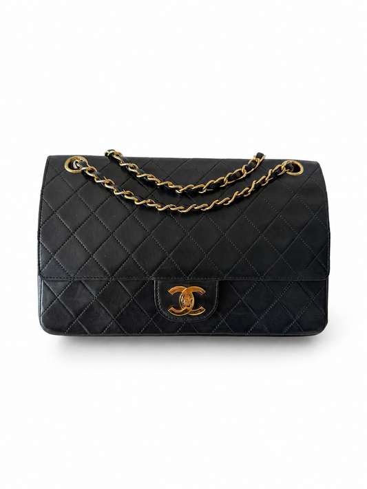 Rare Vintage Chanel CF Medium Lambskin 24K Gold Hardware