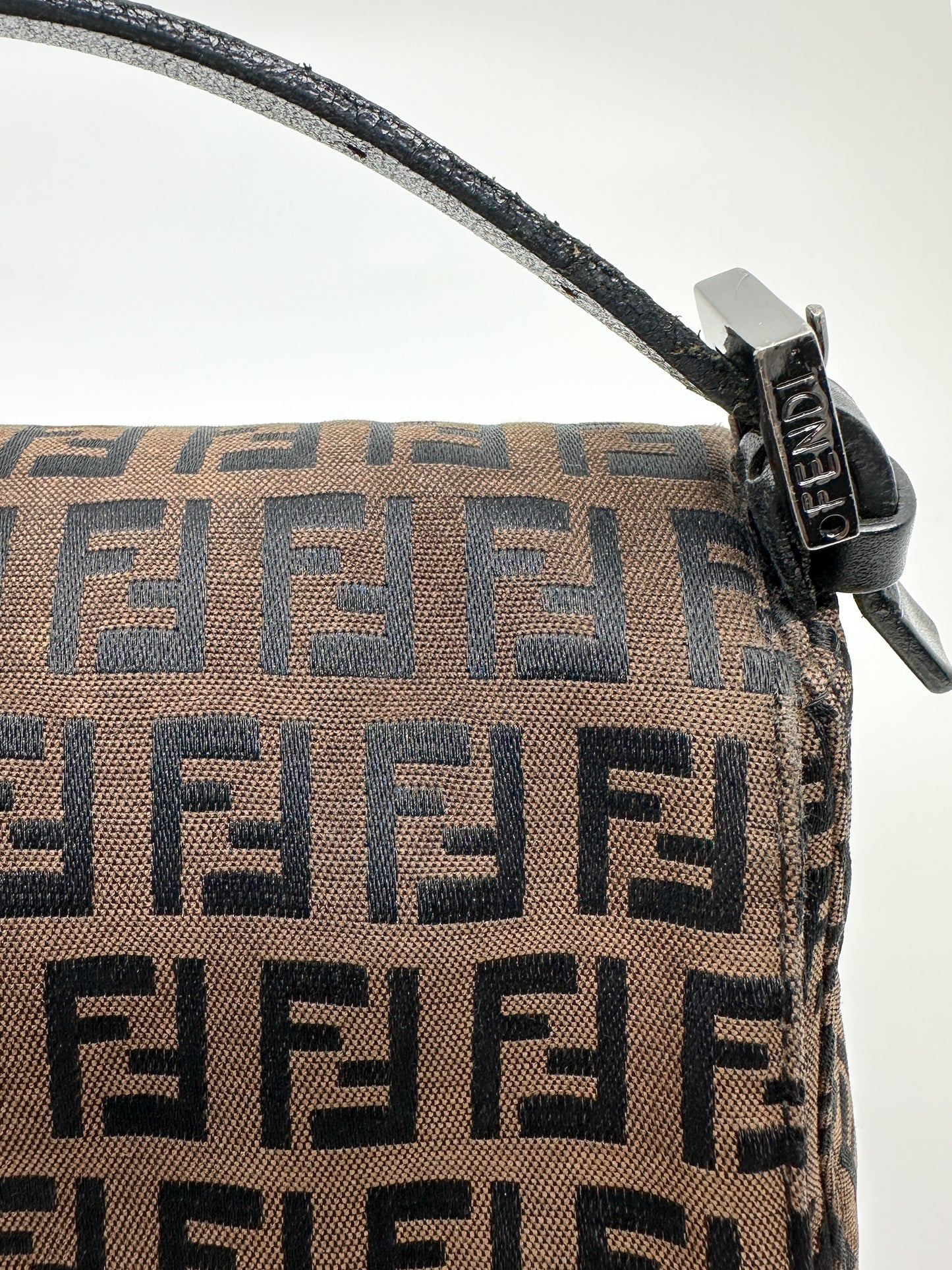 Fendi Mamma Baguette in Brown Zucchino