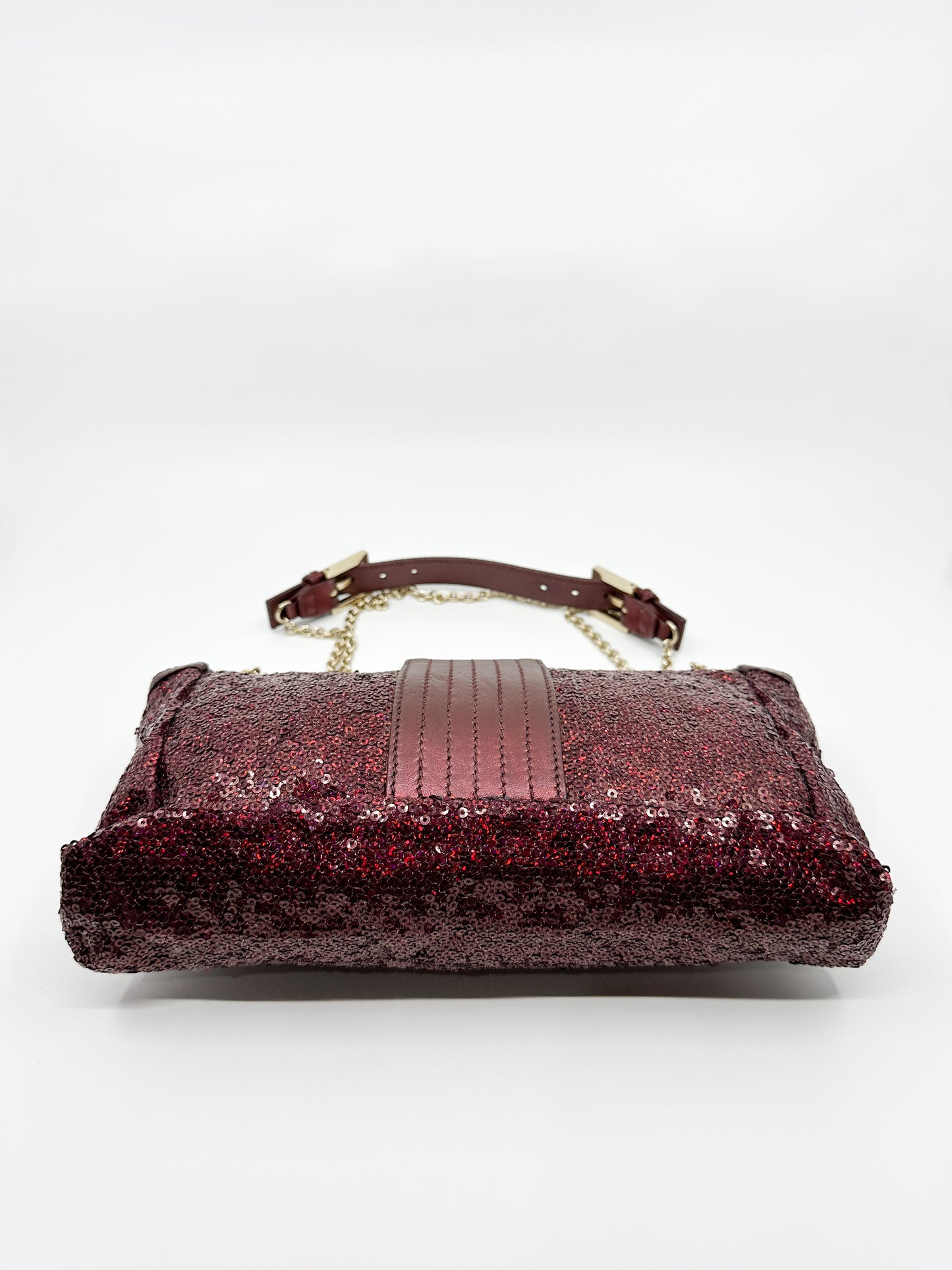 Rare Fendi Baguette in Red Sequin