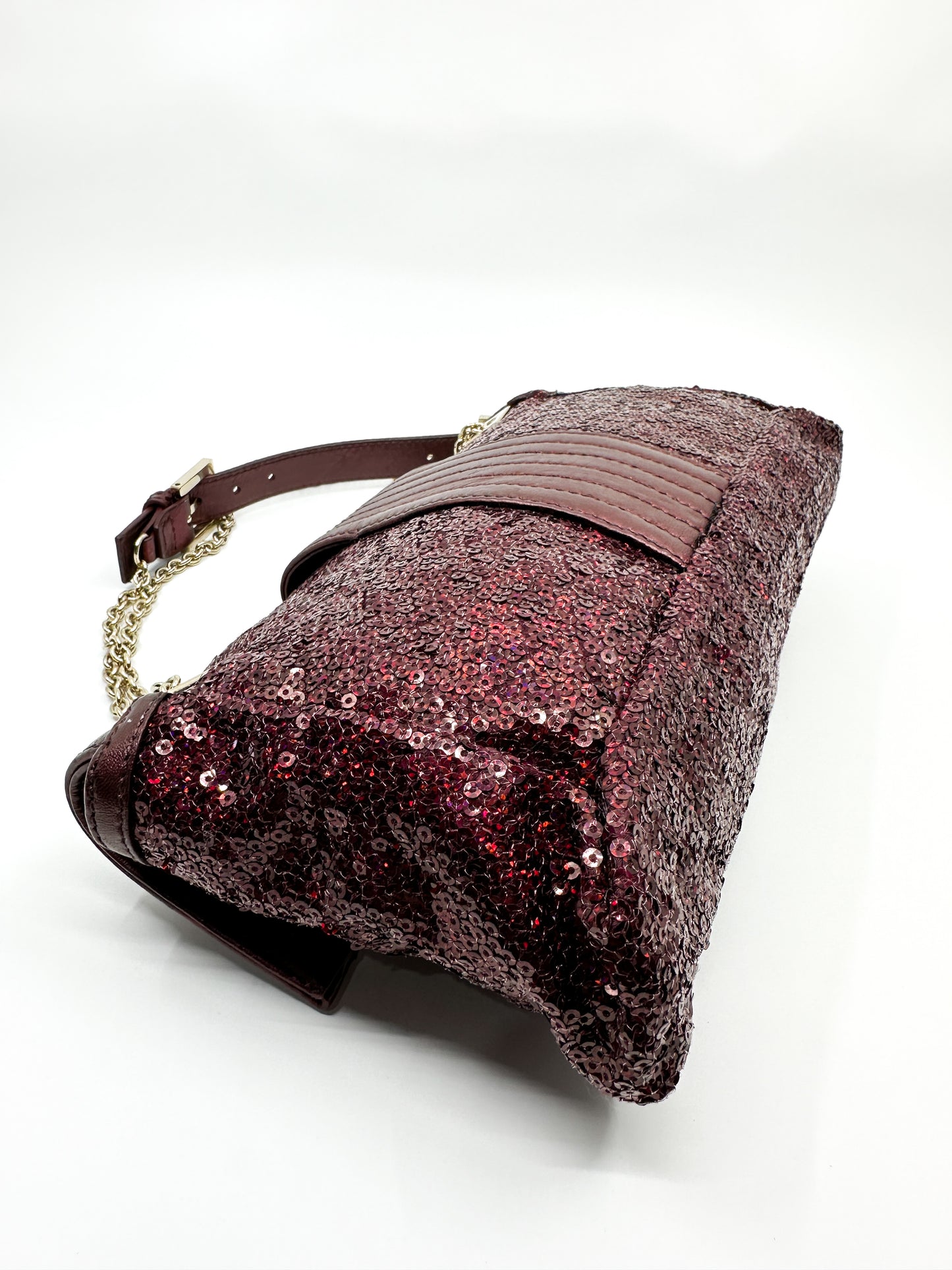 Rare Fendi Baguette in Red Sequin