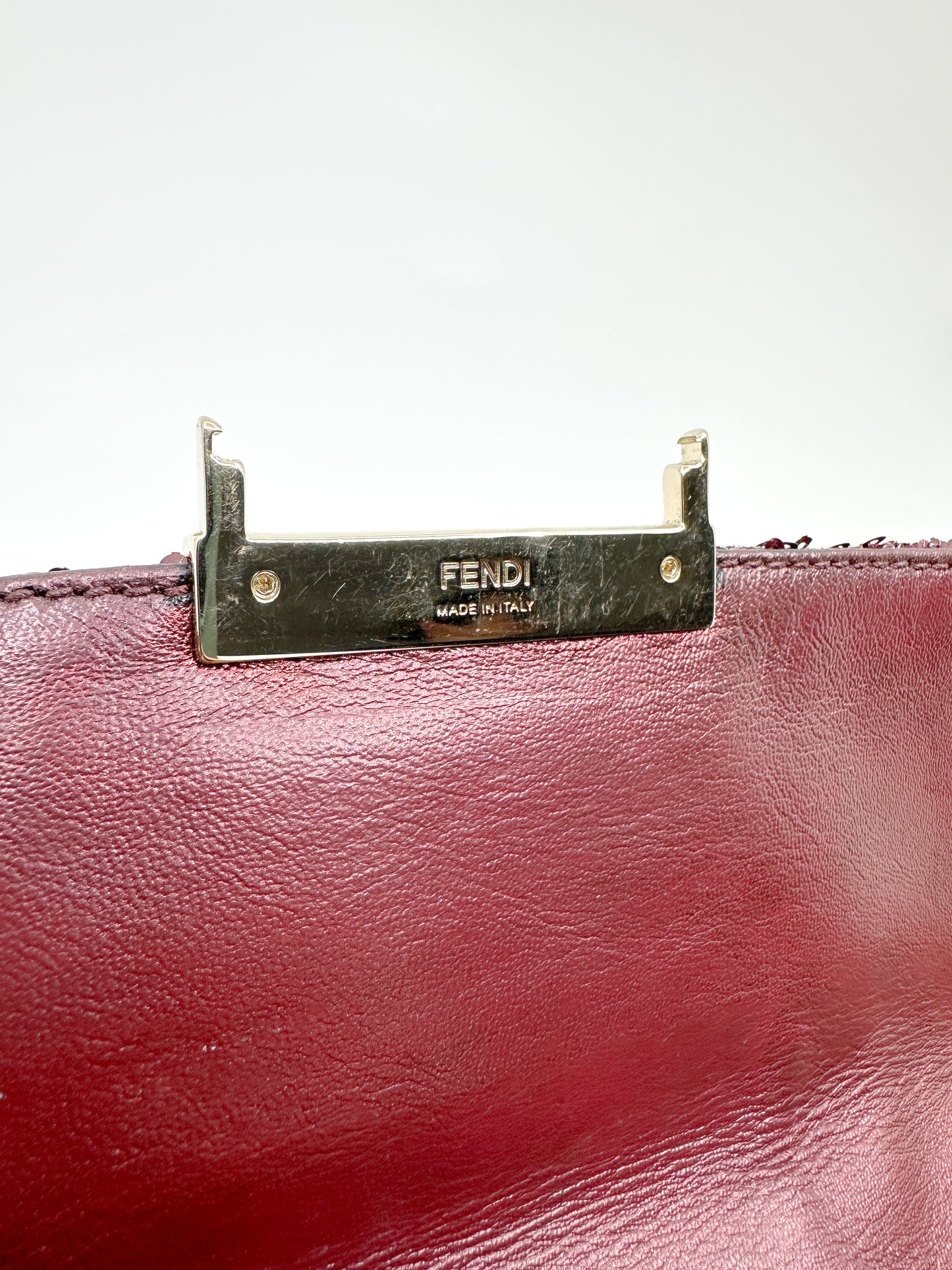 Rare Fendi Baguette in Red Sequin