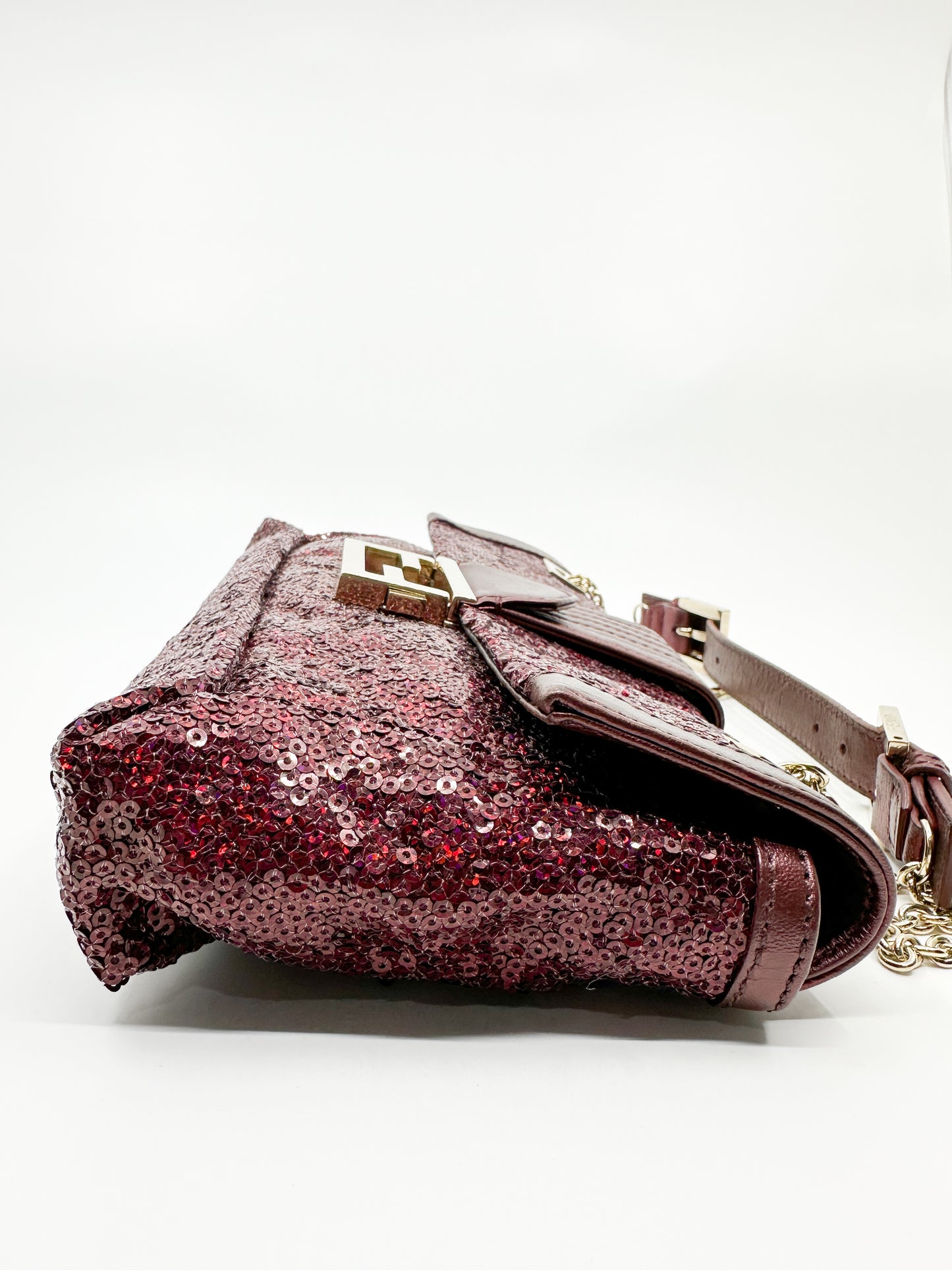 Rare Fendi Baguette in Red Sequin