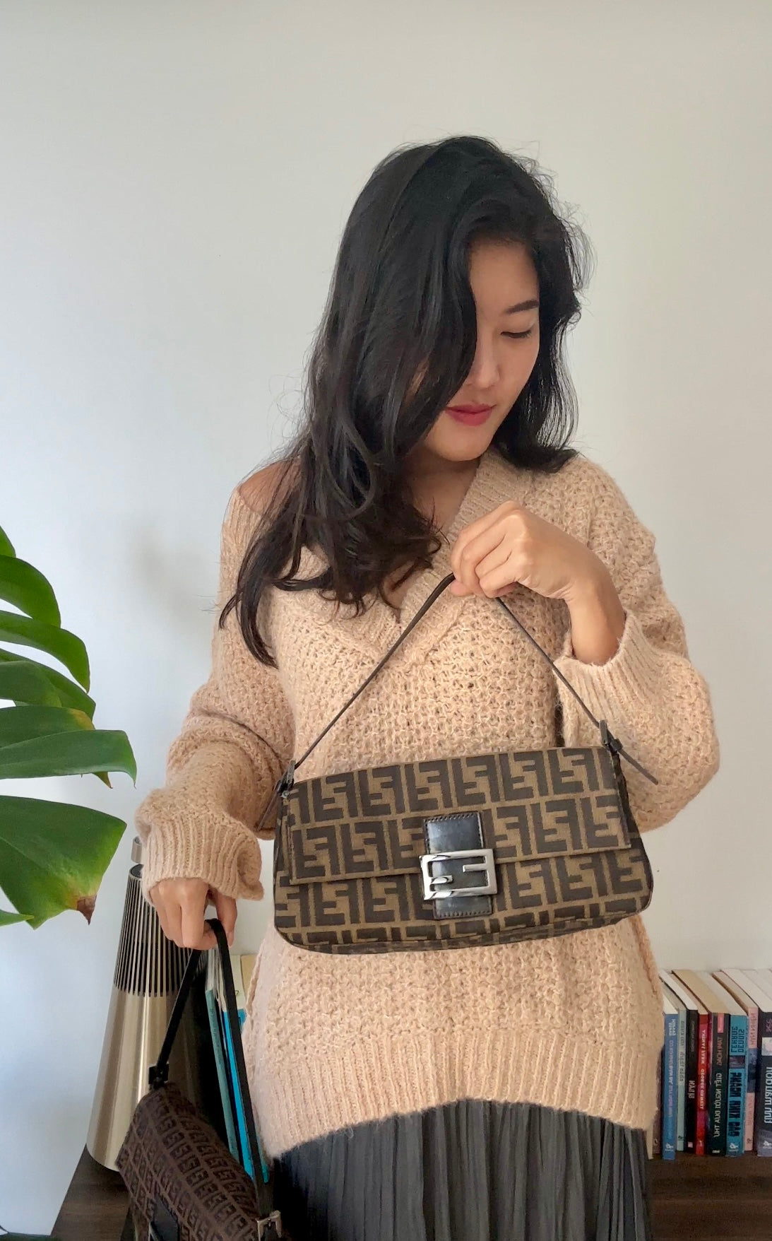 Fendi Baguette in Brown Zucca