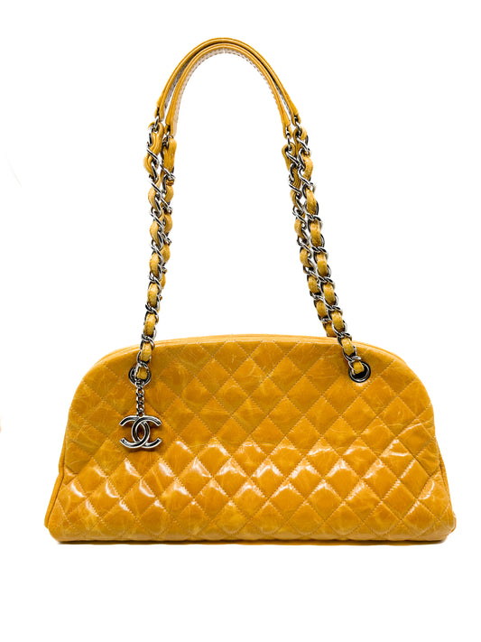 Rare Vintage Chanel Mademoiselle Miss Yellow