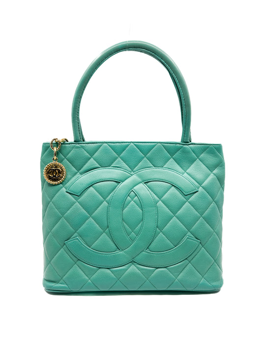 Chanel Medallion Tote in Green