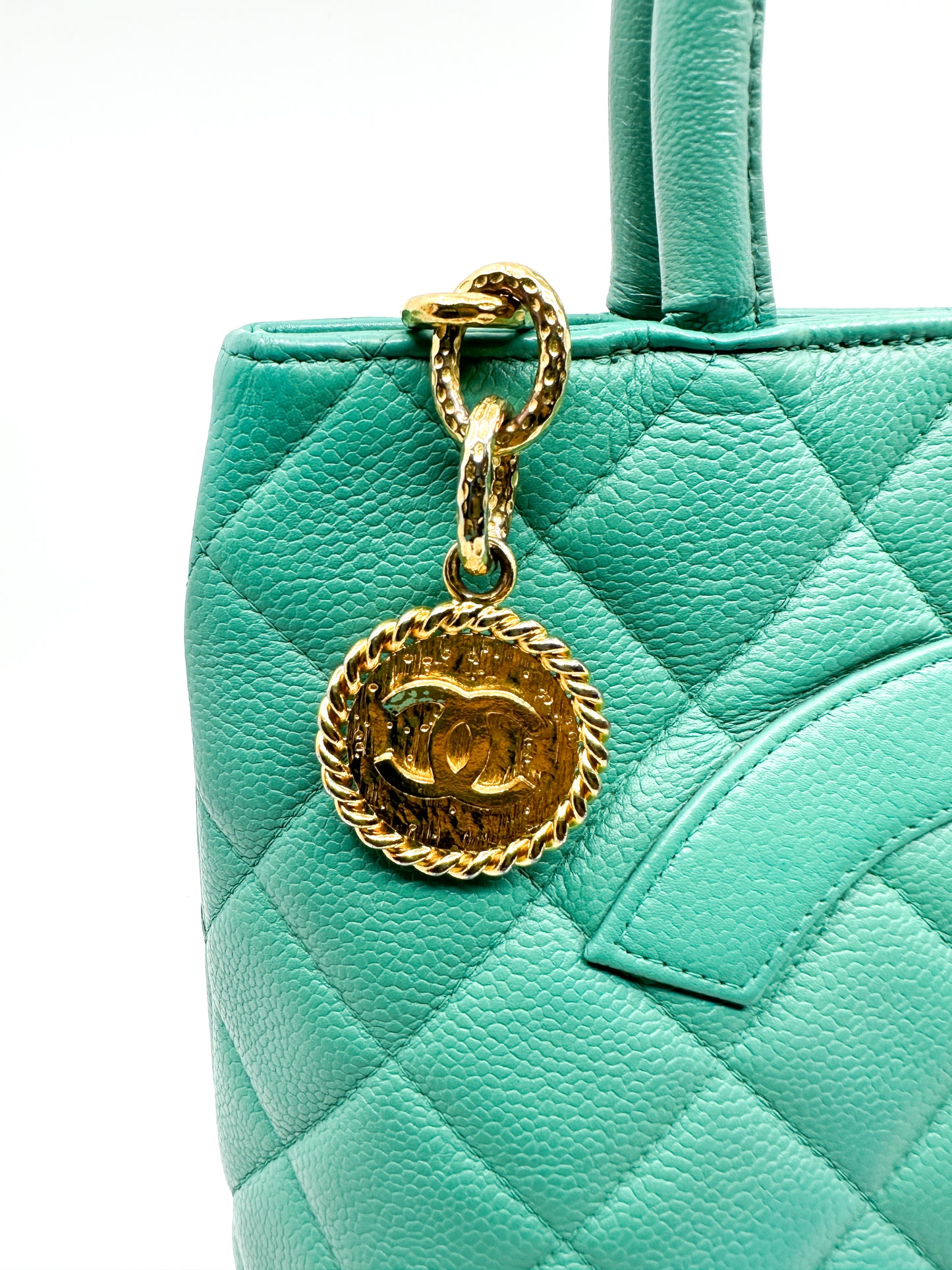 Chanel Medallion Tote in Green