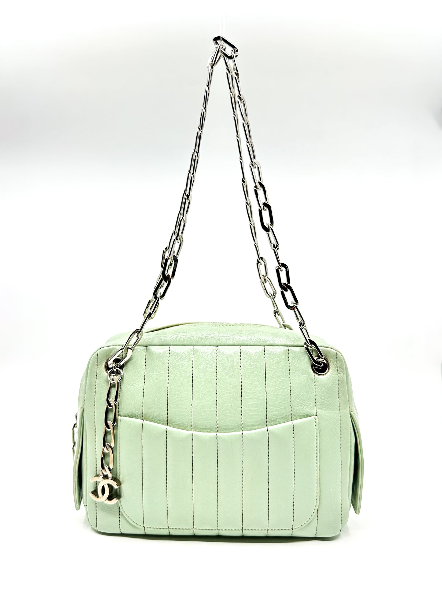 Chanel Mademoiselle Camera Bag in Mint