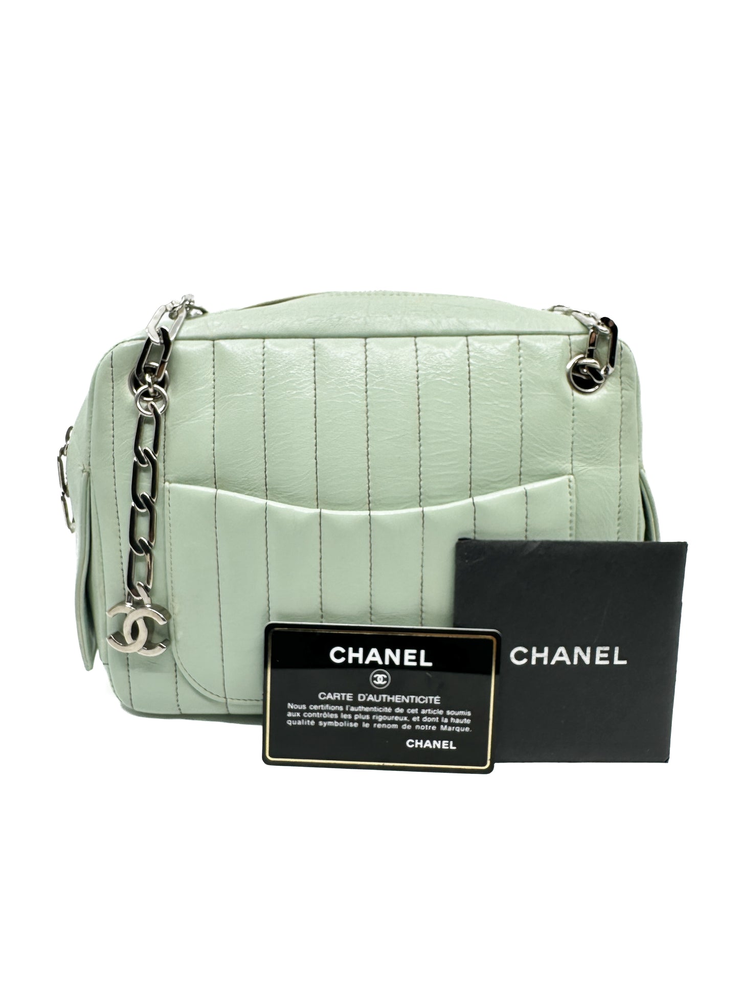 Chanel Mademoiselle Camera Bag in Mint