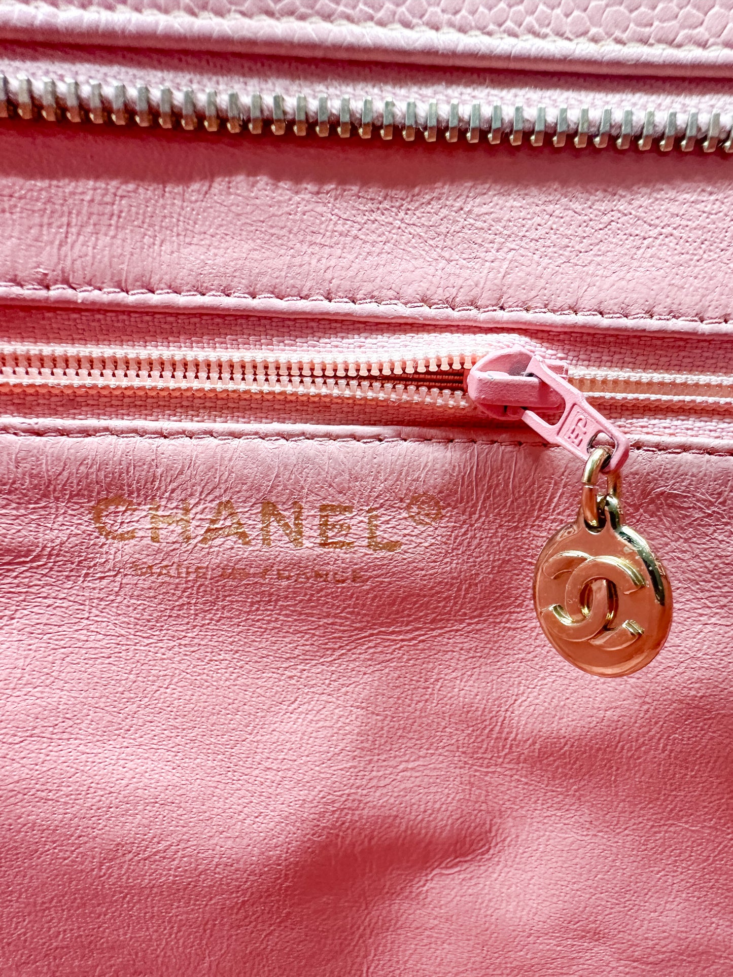 Chanel Medallion Tote in Sakura Pink (Rare Color)