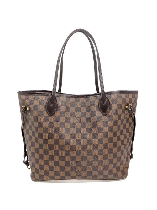 LV Neverful Damier MM Red Lining