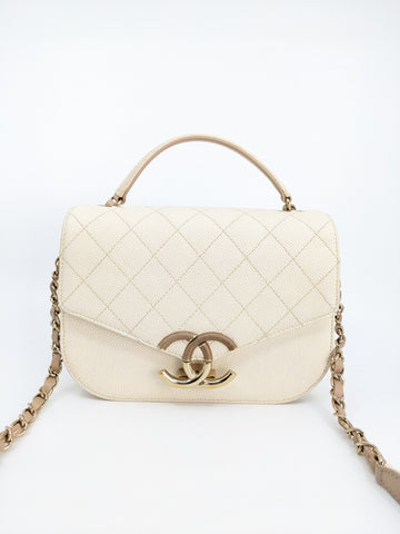 Chanel Coco Cuba Off-White Caviar