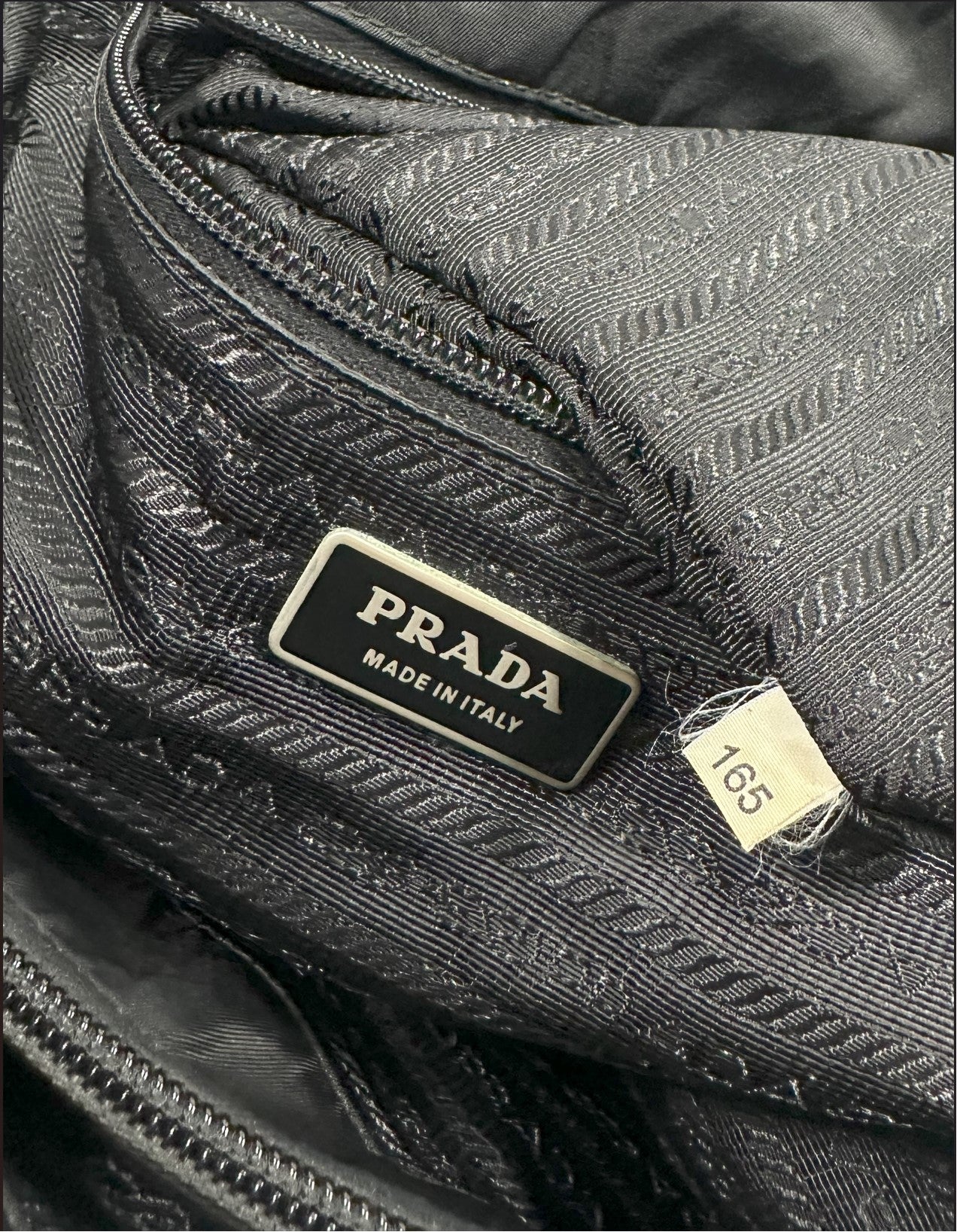 Prada Black Nylon Tote