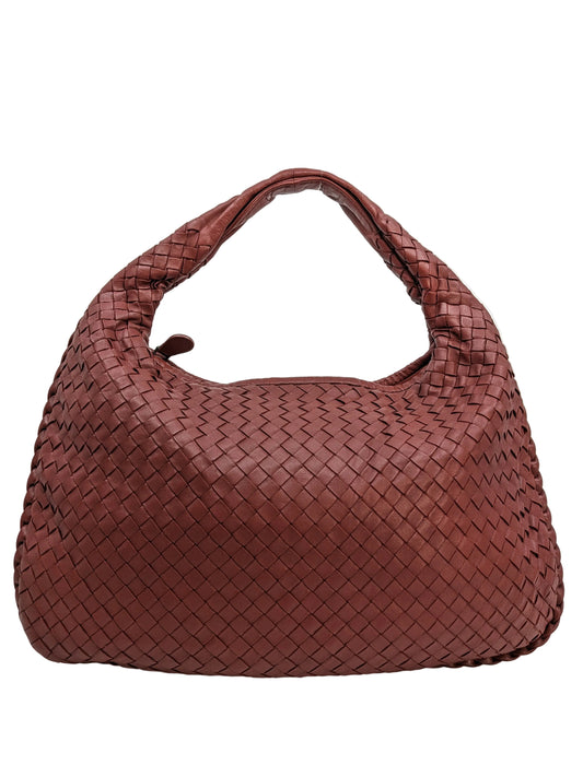 Bottega Veneta Intrecciato Small Hobo in Burgundy