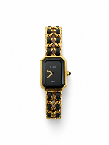 Vintage Chanel Small Premier Watch 24K Gold Hardware
