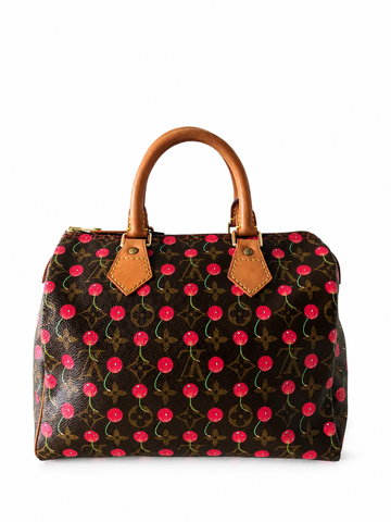 Vintage Louis Vuitton x Murakami Cherry Speedy 25