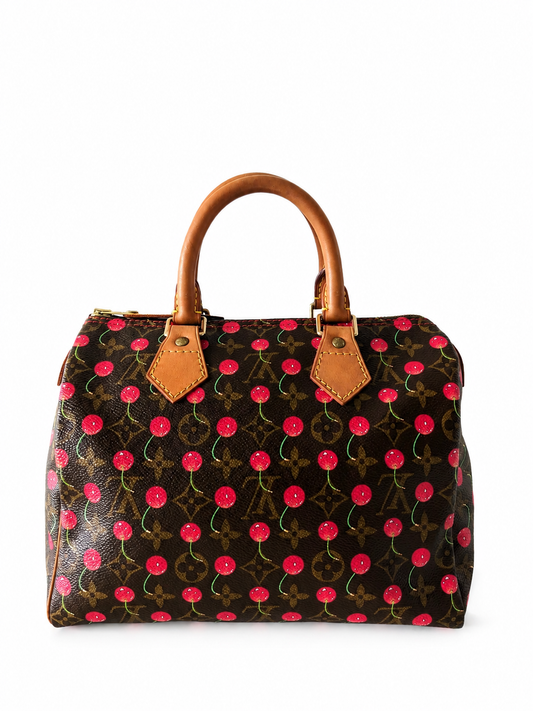 Vintage Louis Vuitton x Murakami Cherry Speedy 25