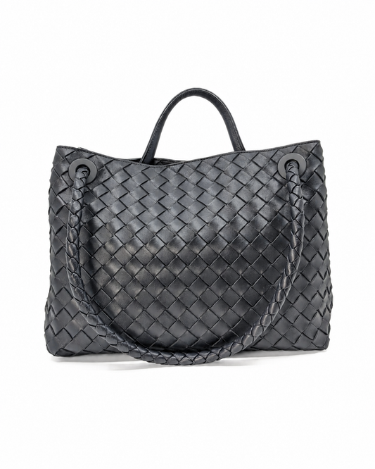 Bottega Veneta Medium Andiamo Silver Hardware