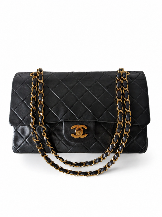 Vintage Chanel CF Medium Lambskin 24K Gold Hardware