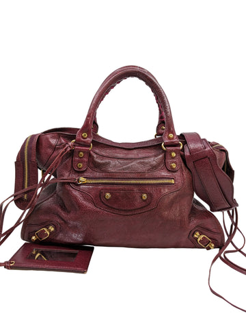 Balenciaga Medium City Red