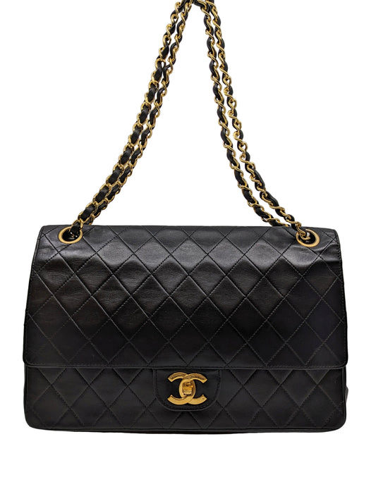 Rare Vintage Chanel CF Medium 24K Gold Hardware Pre-Serial Era