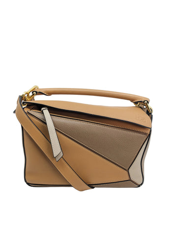 Loewe Puzzle Small Gold Hardware