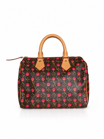 Vintage Louis Vuitton x Murakami Cherry Speedy 25