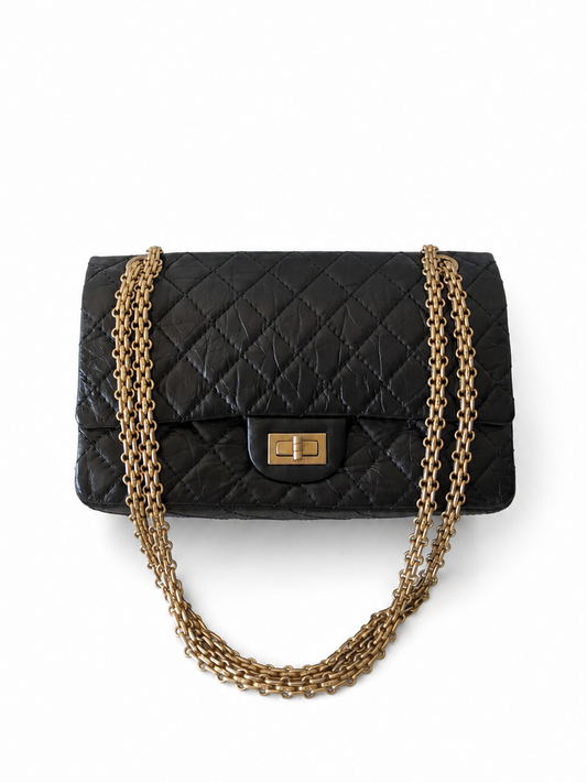 Chanel Reissue 226 Aged Calfskin Gold Hardware