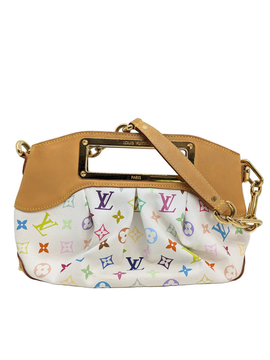 Louise Vuitton Small Judy Murakami White